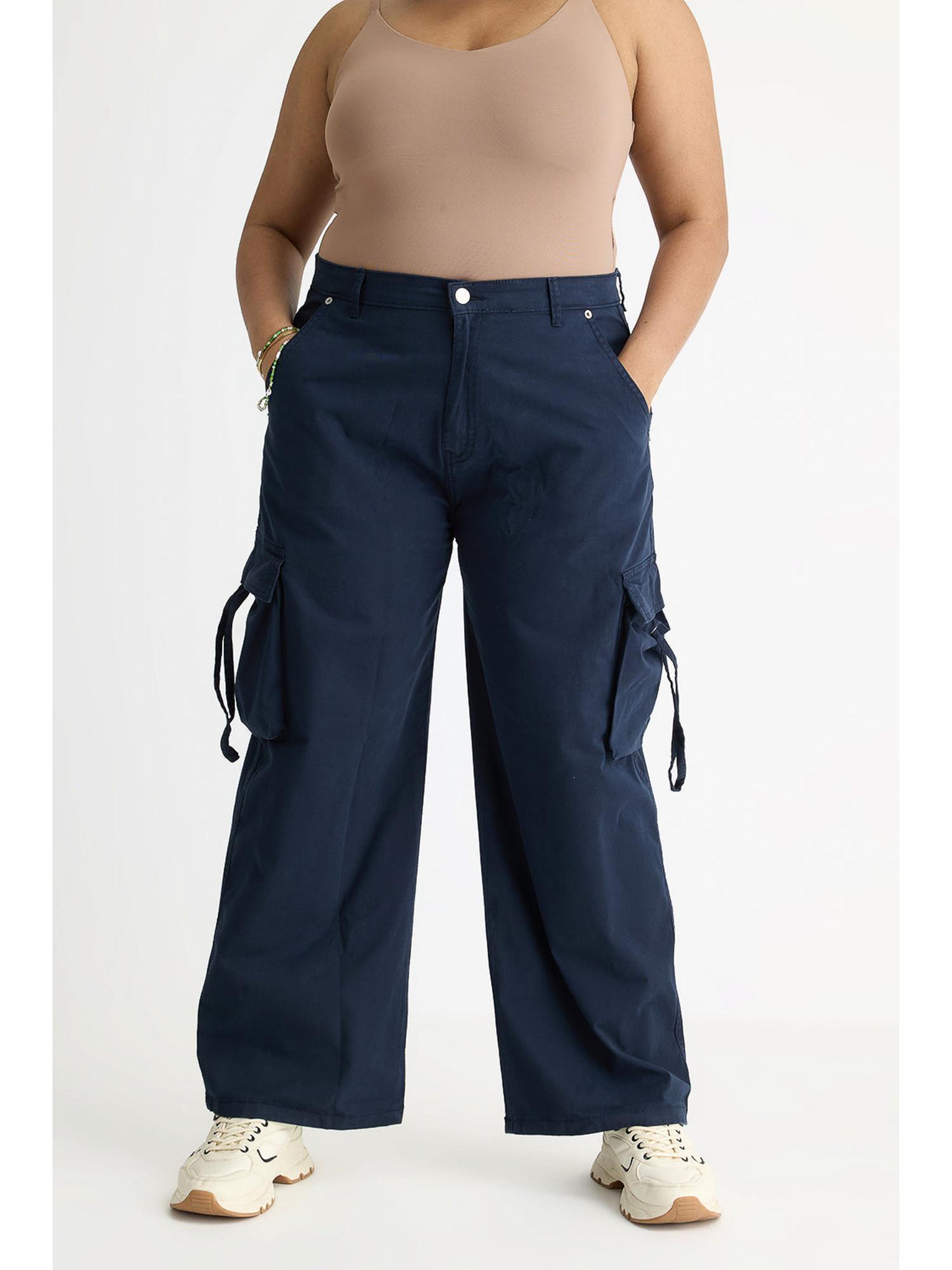 elite blue curve cargo pant