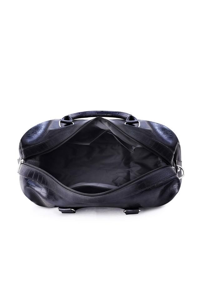 elite-ii faux leather zipper closure unisex duffle bag