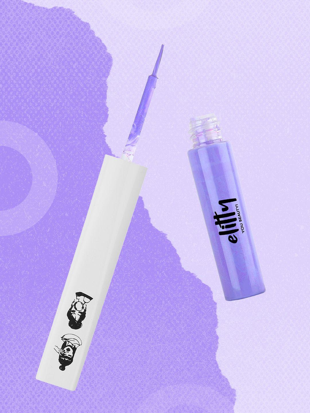 elitty teen girls lilac dreams long lasting smudge proof matte liquid pop eyeliner- 4ml