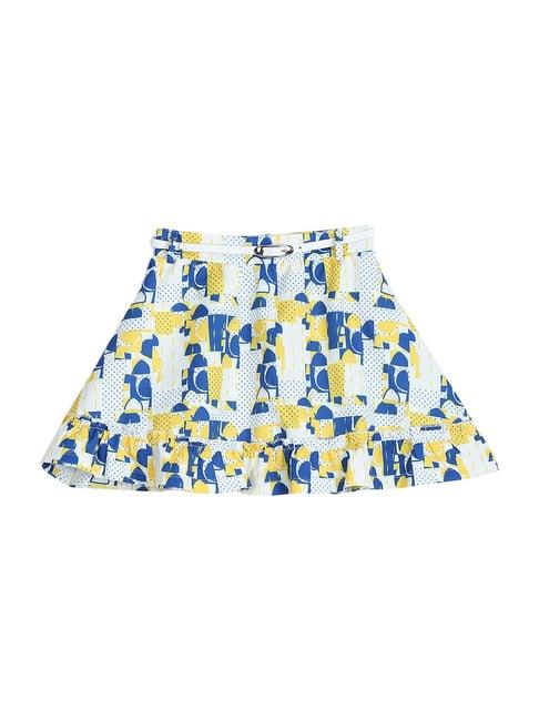 elle-kids-multicolor-printed-skirt