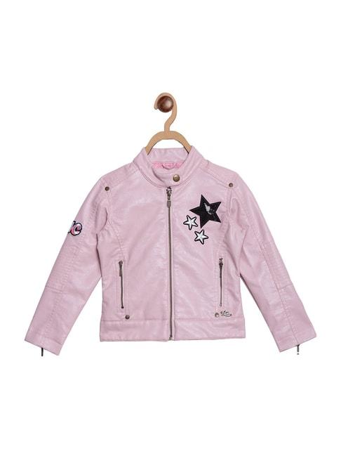 elle kids pink embellished jacket