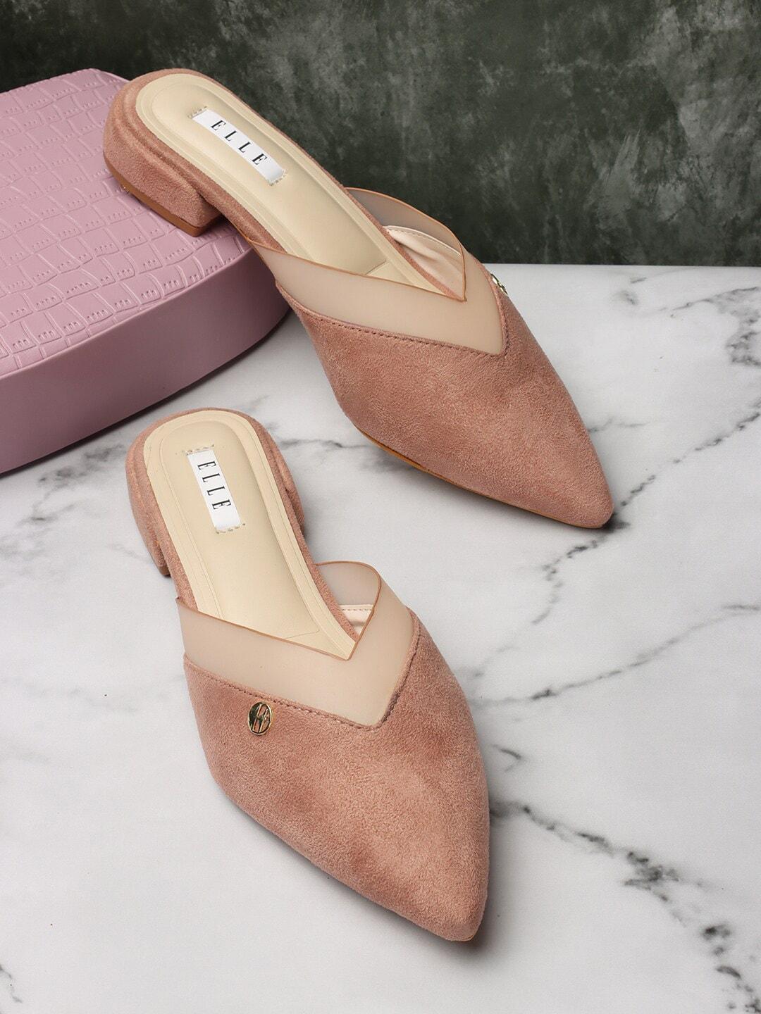 elle pointed toe mules