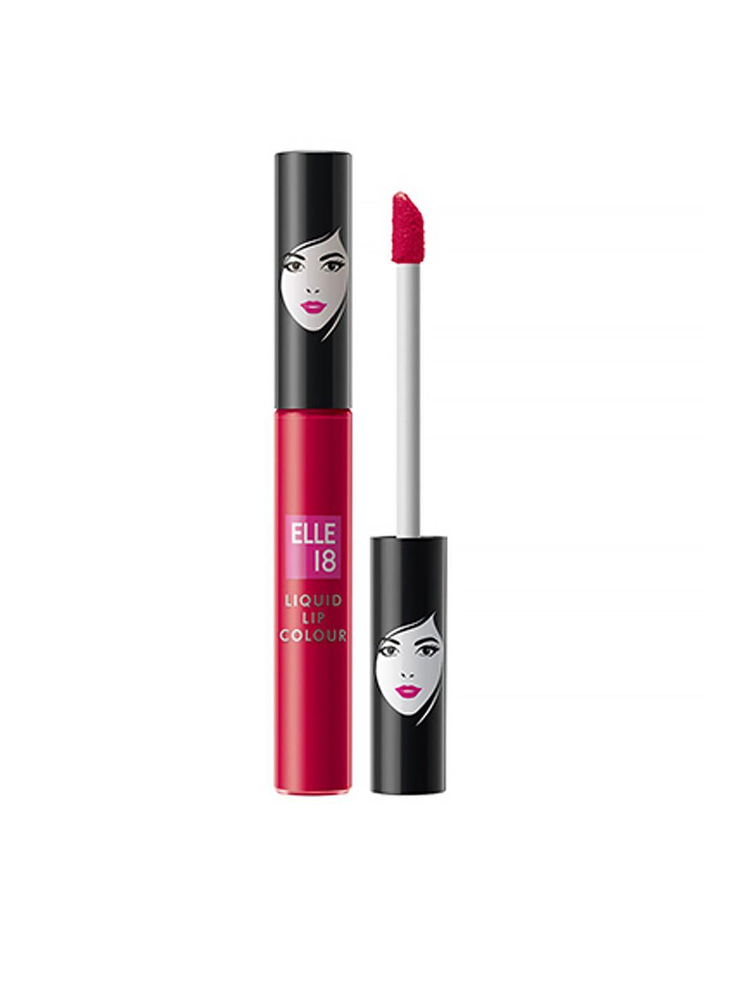 elle 18 liquid lip color - wanderlust red