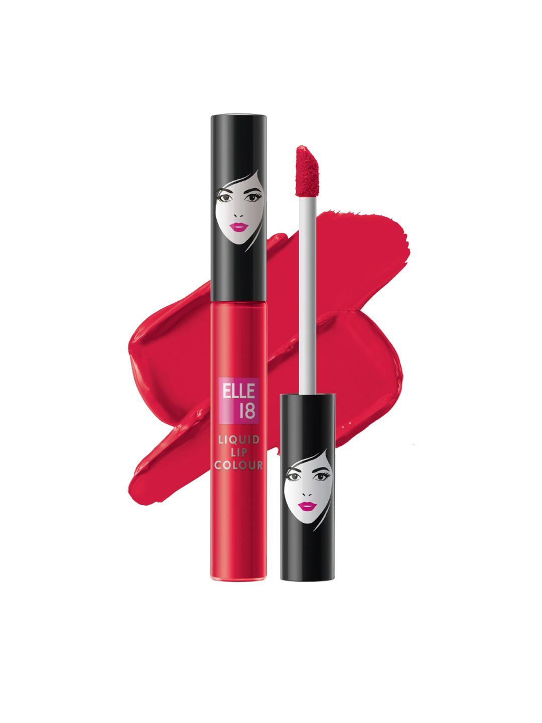 elle 18 liquid lip color smashing red r50