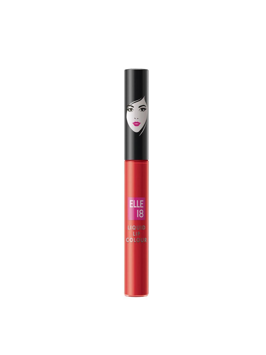 elle 18 matte long-lasting liquid lip color 5.6ml - candy red