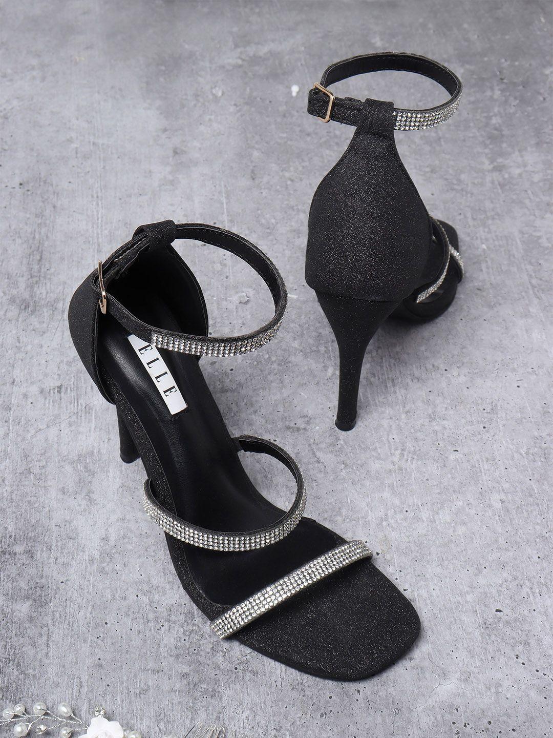 elle embellished stiletto heels