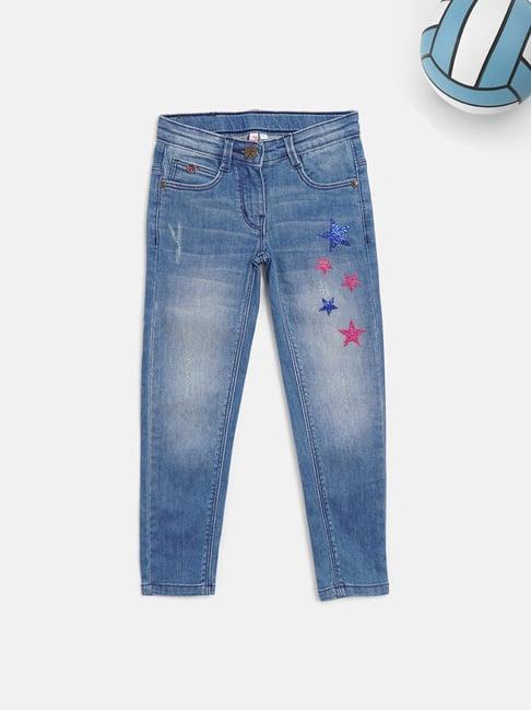 elle kids indigo washed jeans