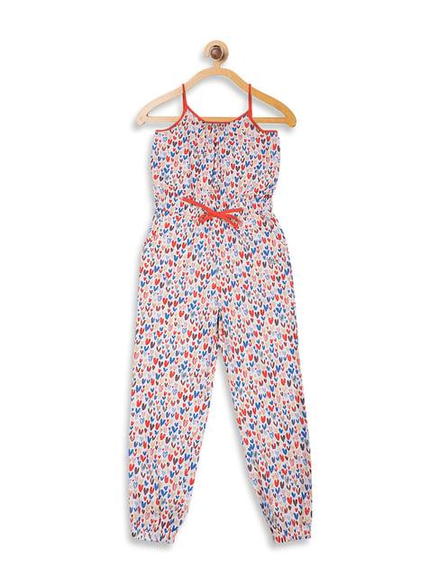 elle kids multicolor printed jumpsuit