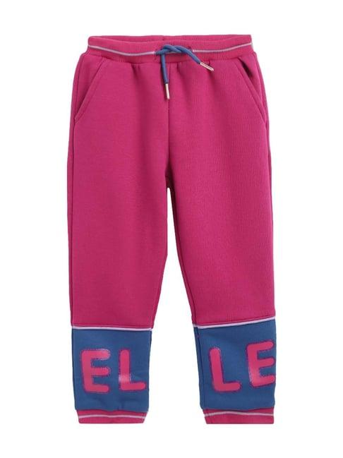 elle kids multicolor regular rise joggers