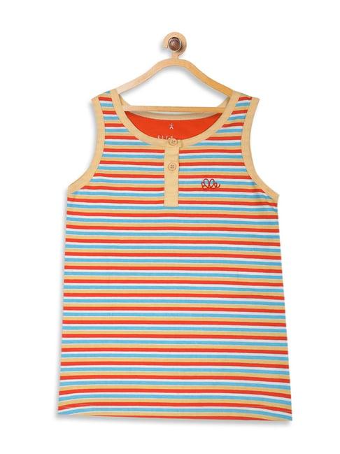 elle kids multicolor striped t-shirt