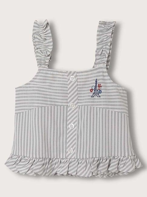 elle kids multicolor striped top