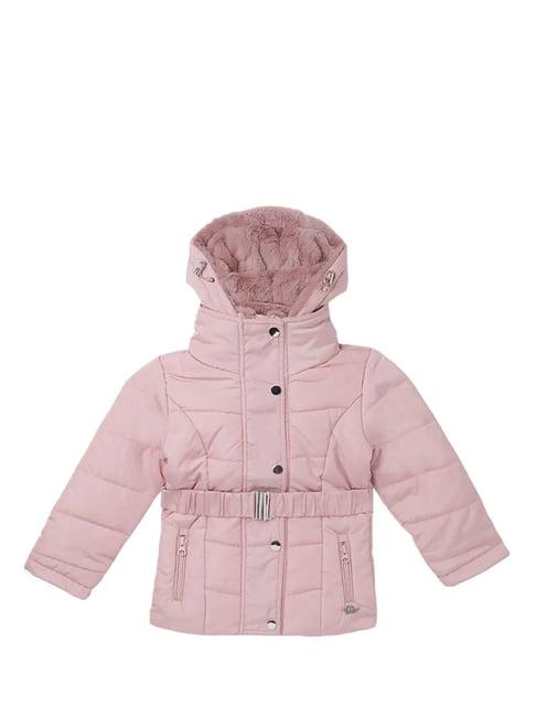elle kids pink quilted  jacket