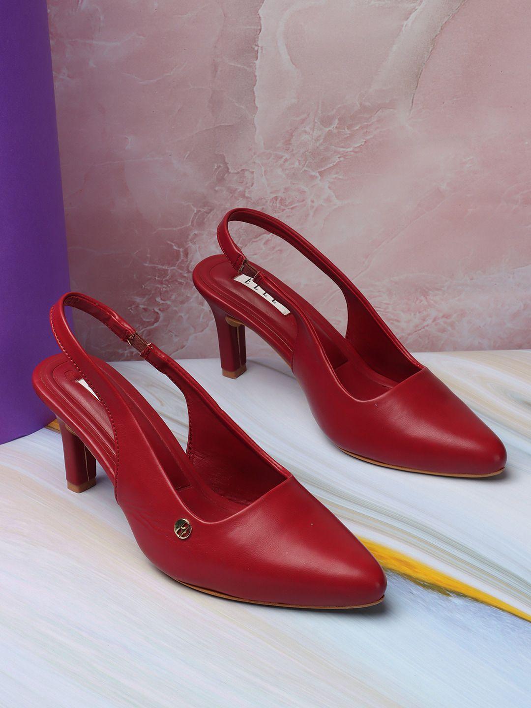 elle pointed toe slim heels