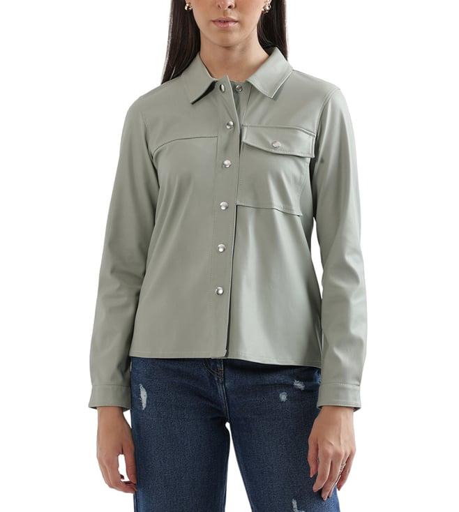 elle sage relaxed fit shirt