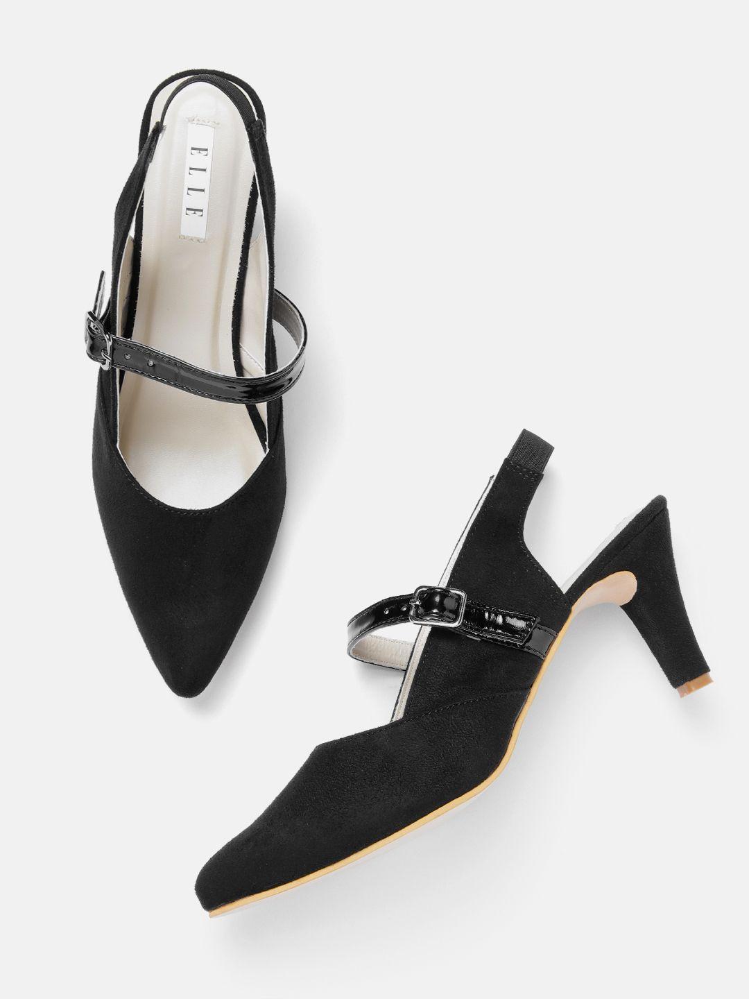 elle slim heel pumps