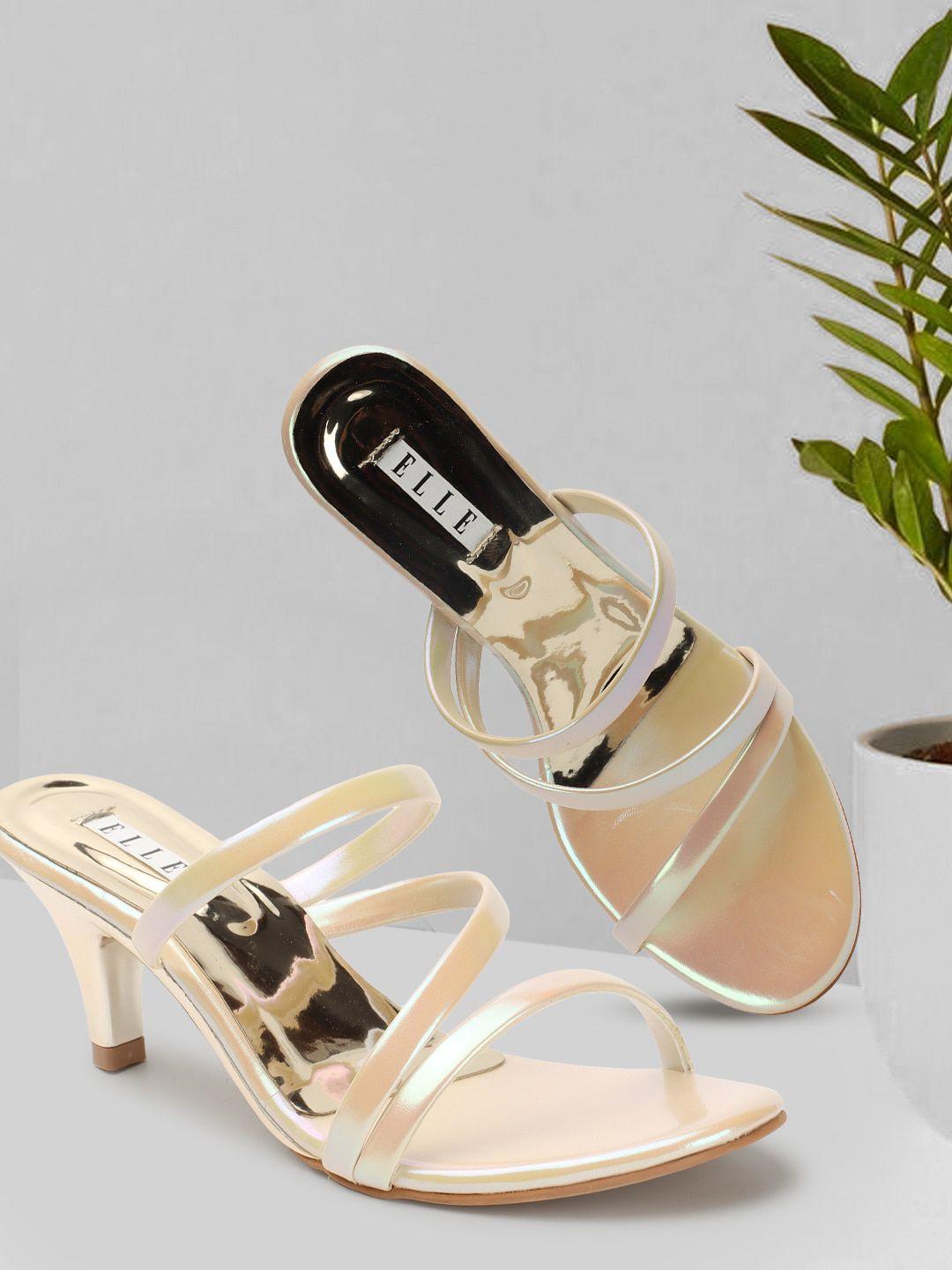 elle strappy party slim heels