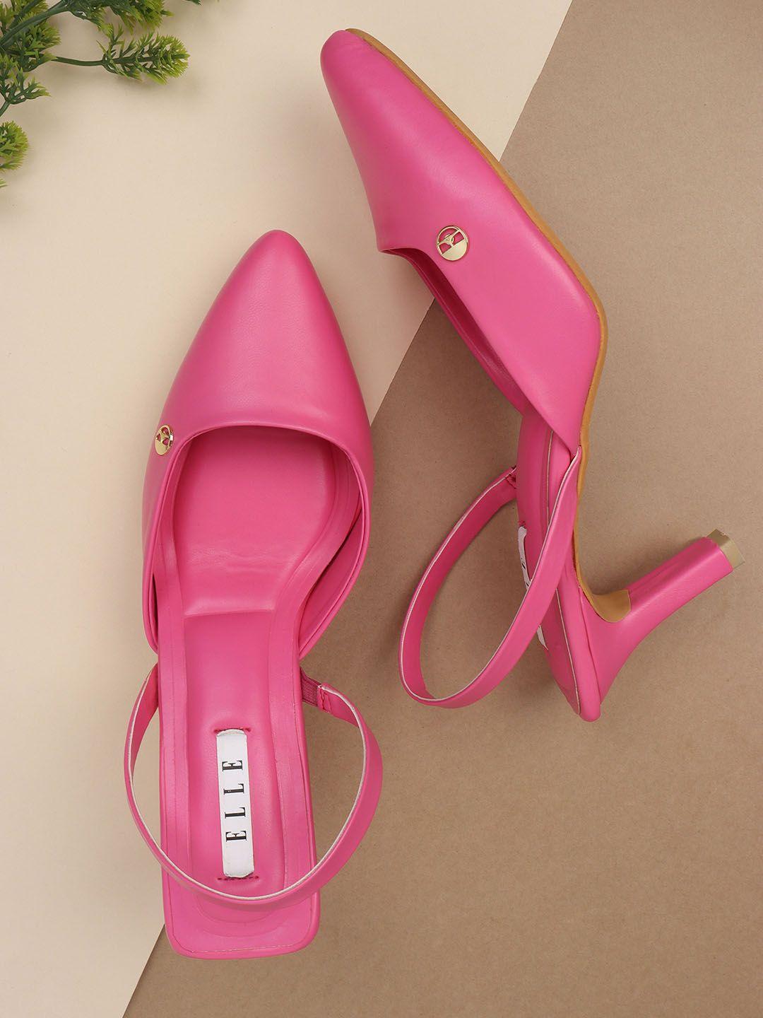 elle synthetic kitten pumps