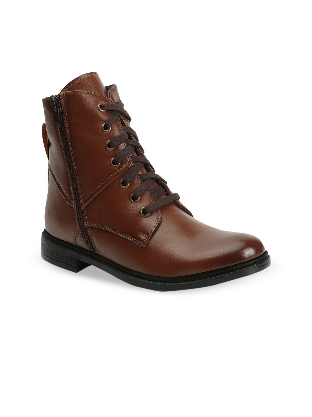 elle women heeled mid-top regular boots