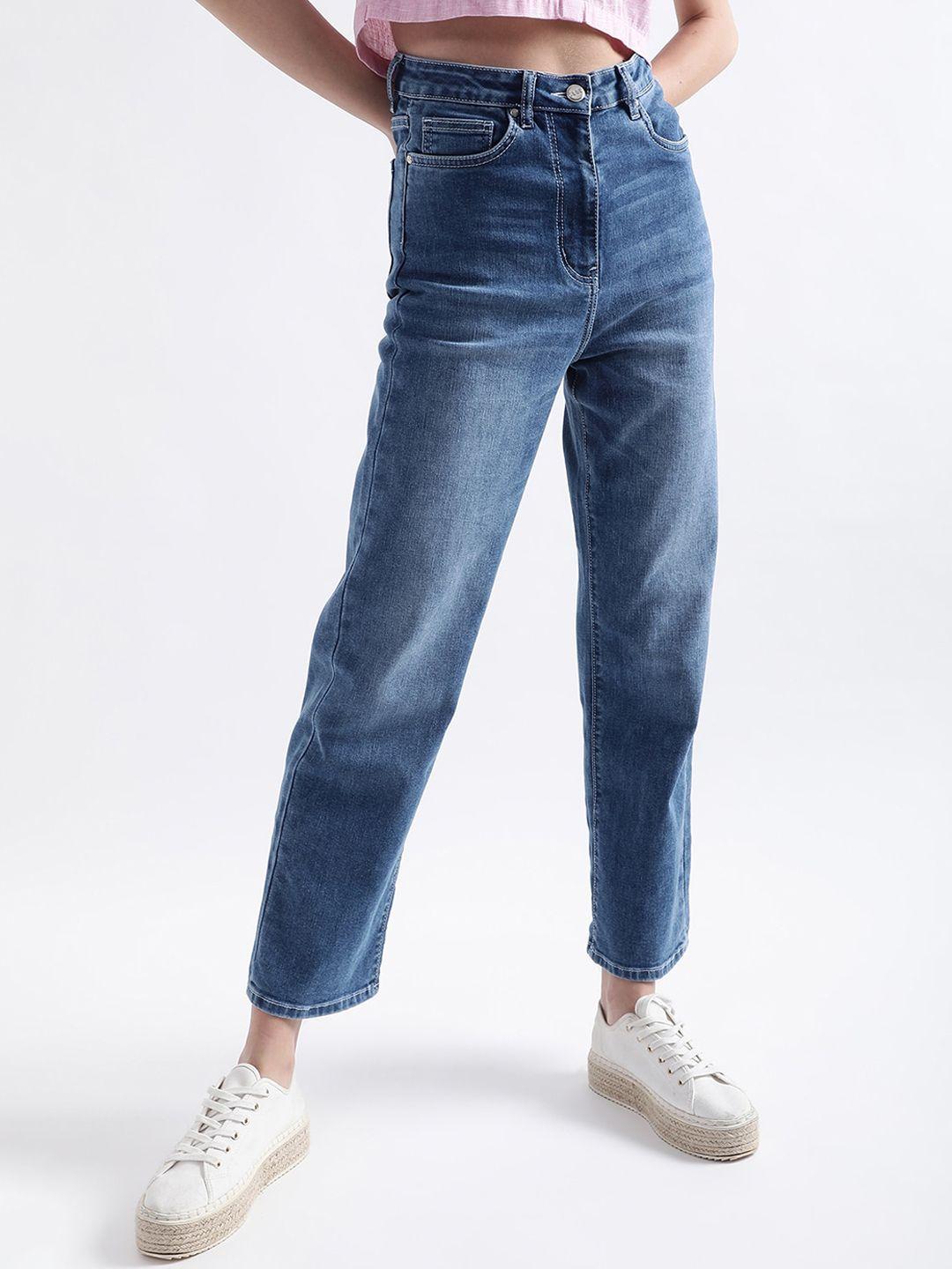 elle women light fade cotton jeans