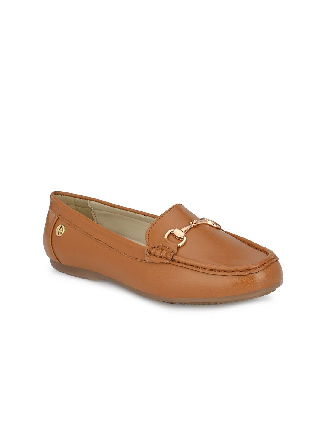 elle women solid penny loafers