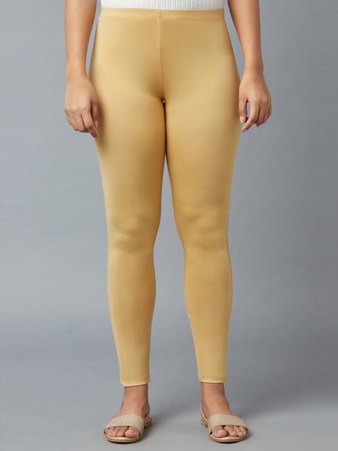 elleven from aurelia beige geometric print leggings