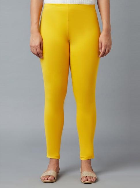 elleven from aurelia yellow cotton leggings