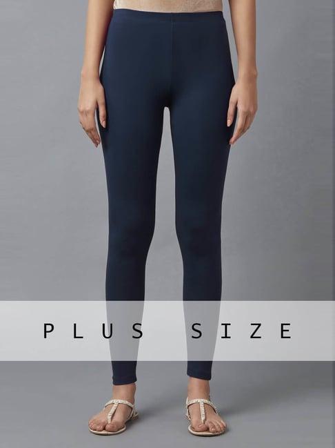 elleven navy plain leggings