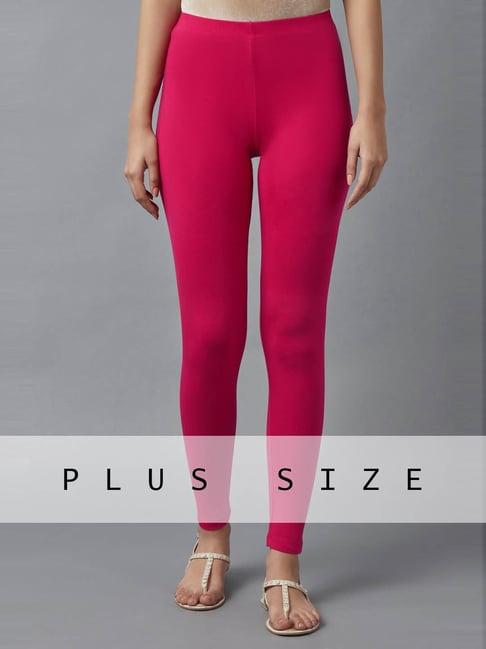 elleven pink plain leggings