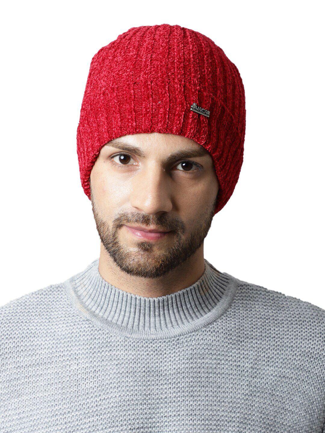 ellis men acrylic self design beanie