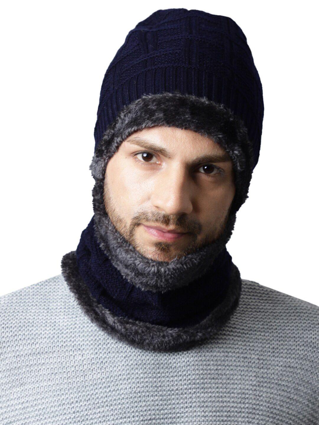 ellis men navy blue balaclava cap