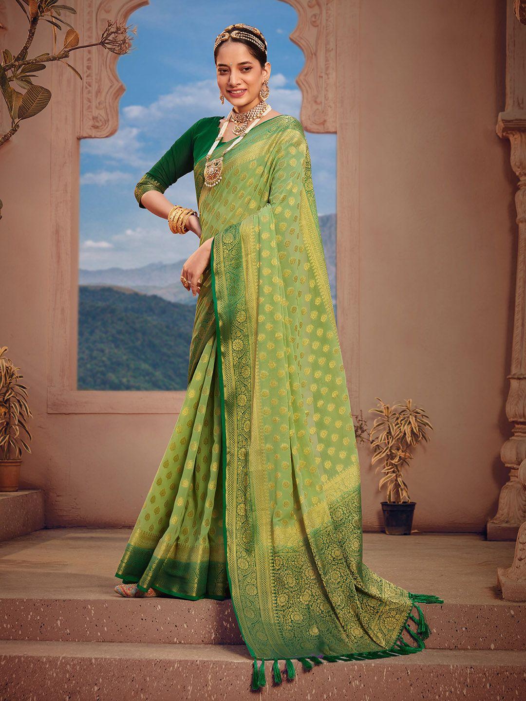 elora ethinic motif woven design zari banarasi saree