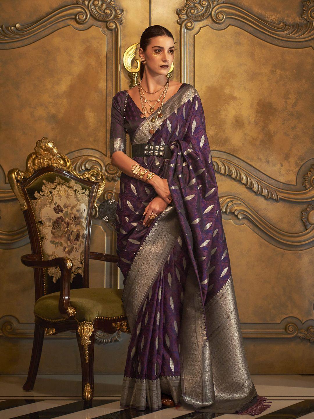 elora ethnic motifs woven design zari banarasi saree