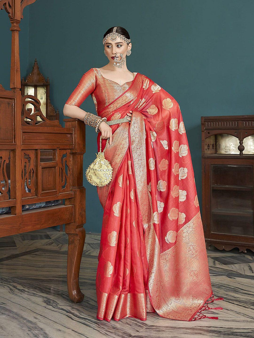 elora ethnic motifs woven design zari detail banarasi saree