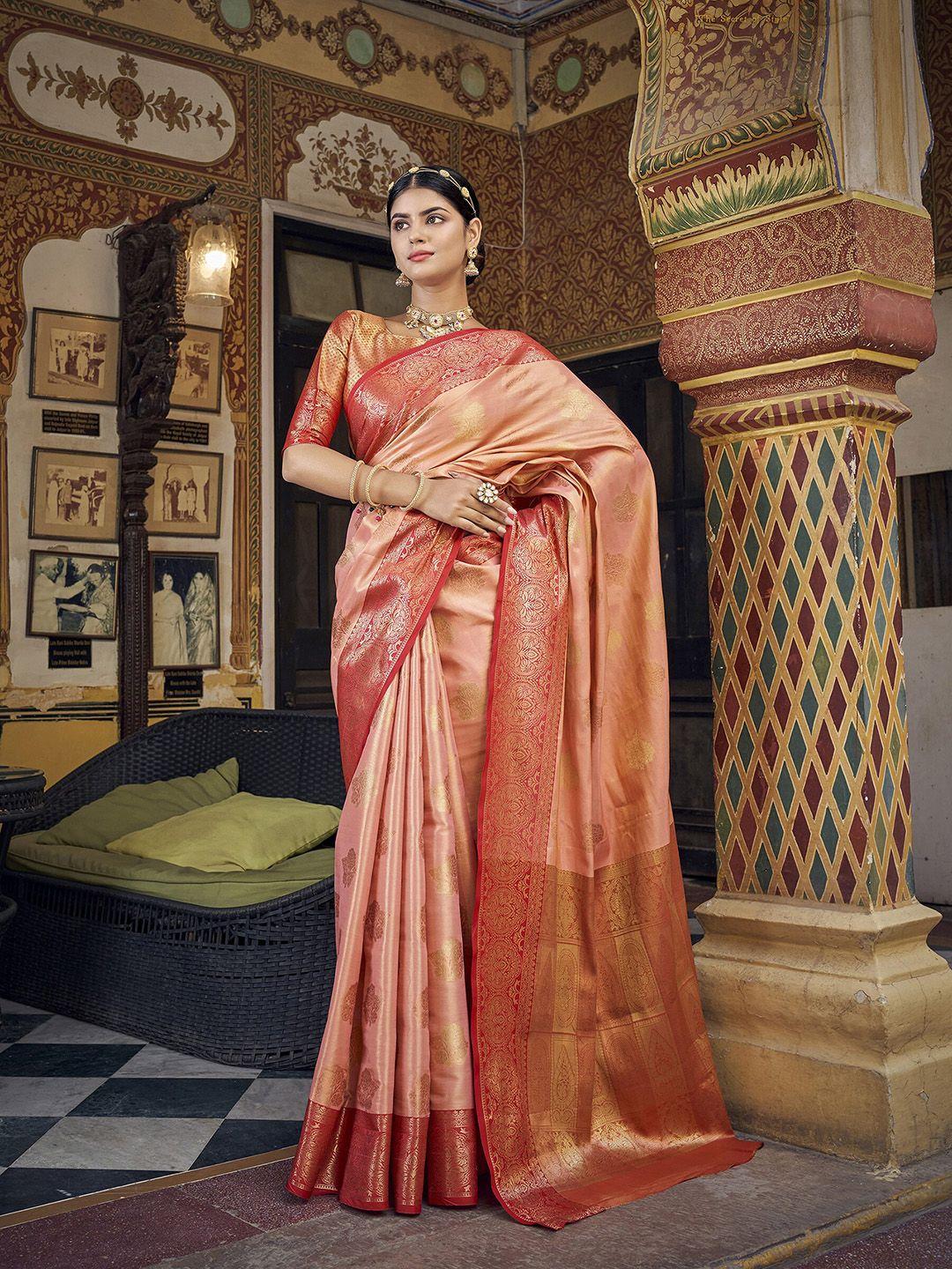 elora woven design zari art silk kanjeevaram saree