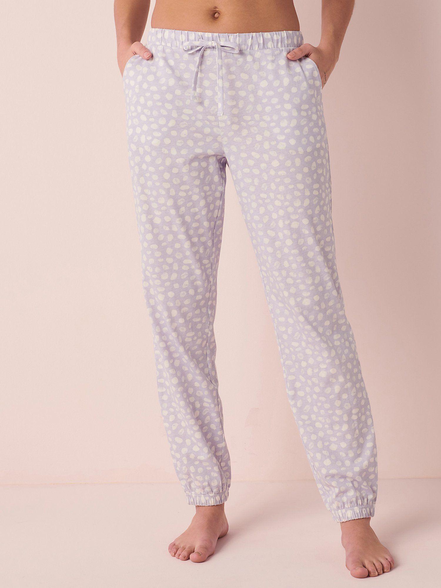 elp giraffe cotton puff pant - purple