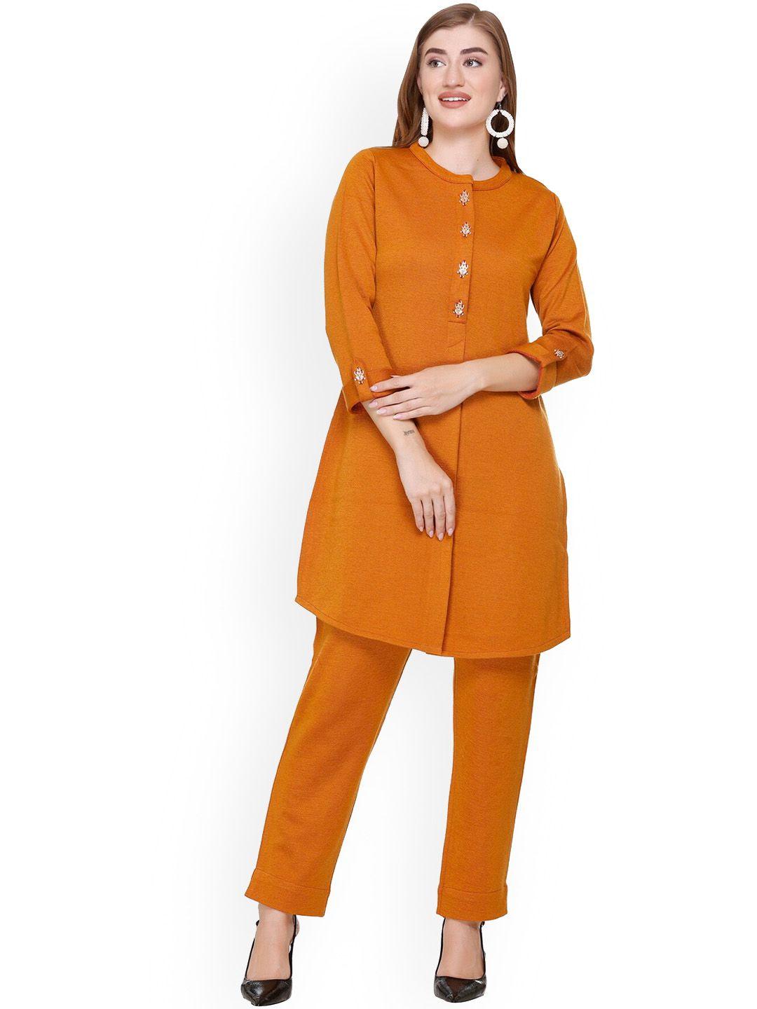 elthia knitted tunic with trouser co-ords