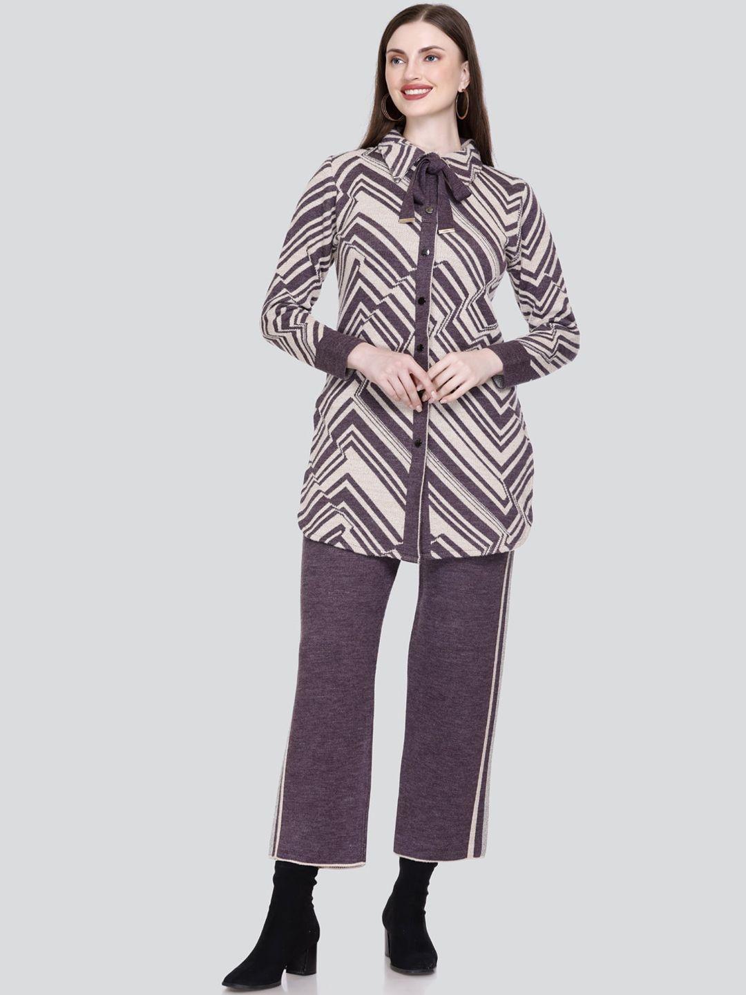 elthia printed shirt with trouser