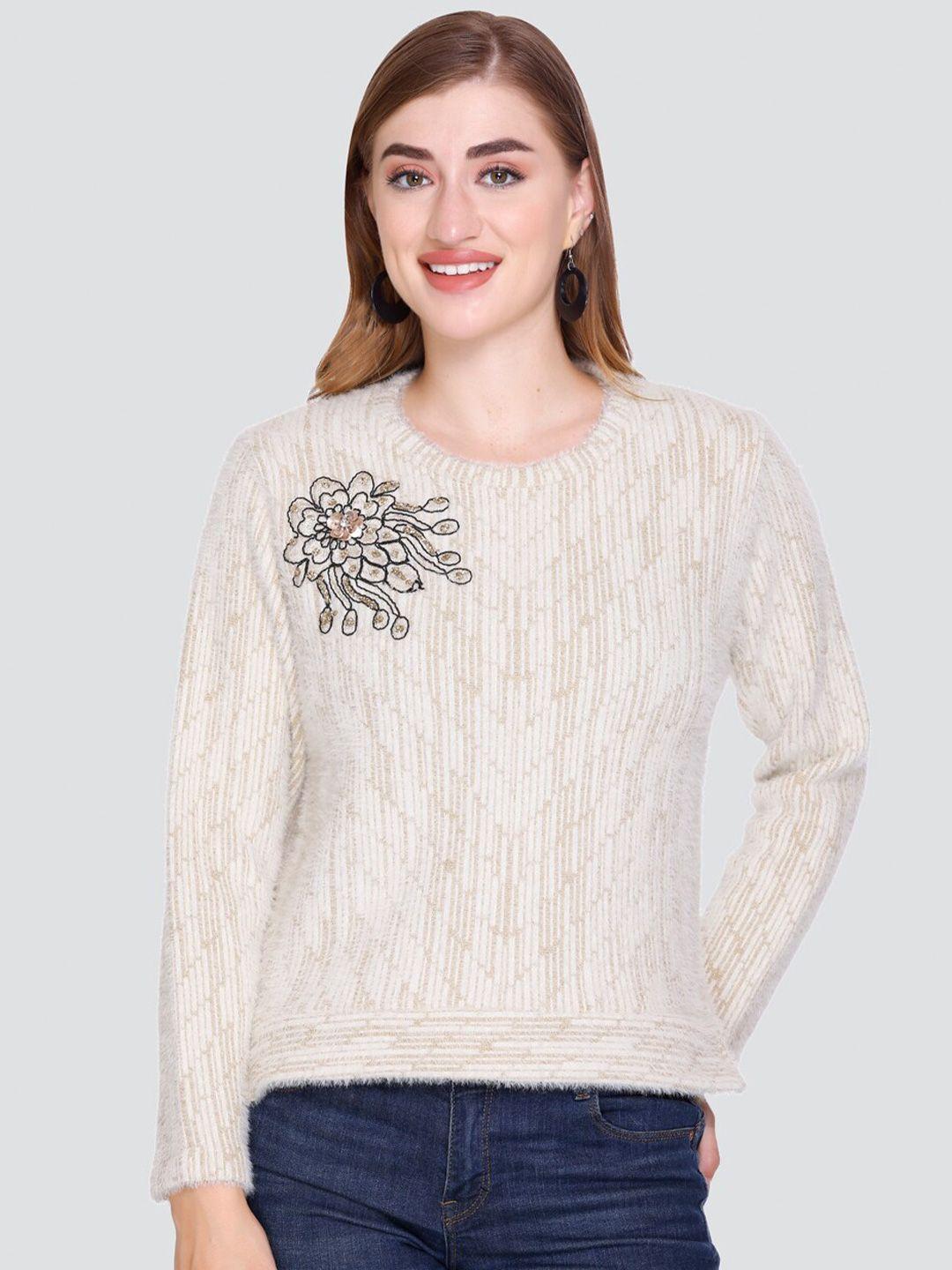 elthia self design woollen top