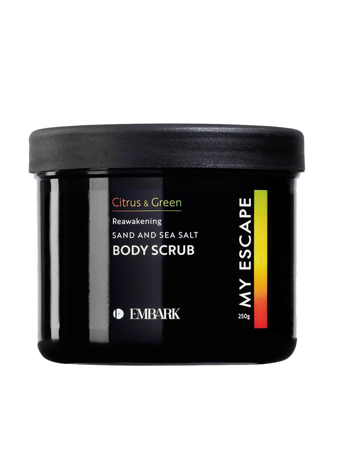 embark my escape reawakening sea & salt body scrub - 250 g