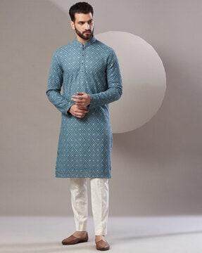 embellished-fitted-long-kurta