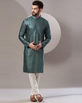 embellished-fitted-long-kurta