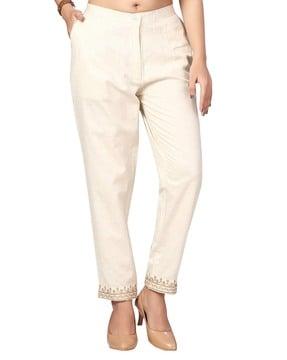 embellished pant with insert pockets