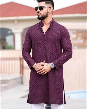 embellished & embroidered long kurta