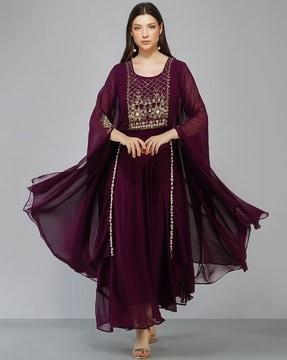 embellished a-line kurta