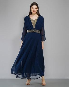 embellished a-line kurta