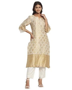 embellished a-line kurta