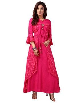 embellished a-line kurta