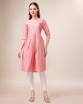 embellished a-line kurta