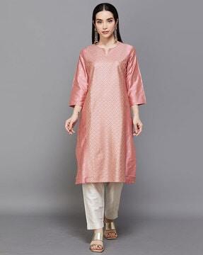 embellished a-line kurta