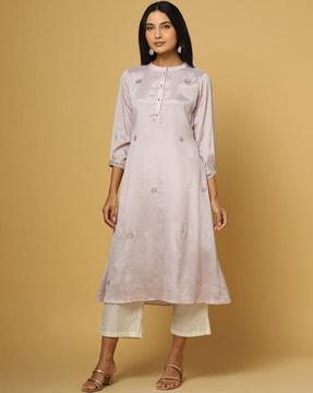 embellished a-line kurta